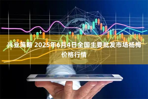 兴业策略 2025年6月4日全国主要批发市场杨梅价格行情